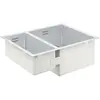 Image de Evier 1 cuve et demie en acier inoxydable K700U - Demie cuve droite