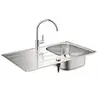 Image de Pack évier inox + mitigeur chromé 31562SD1