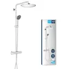 Image de GROHE Colonne de douche avec mitigeur thermostatique Vitalio Joy XXL 310, tête de douche 310mm, barre orientable, douchette Vitalio Joy 310 3 jets, chromé, 26400001 (Import Allemagne) en occasion ou reconditionné