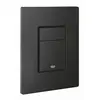 Image de Plaque de commande WC Even noir