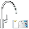 Image de GROHE Robinet de salle de bains lavabo Start Edge, zone rotation 360°, mousseur économie d'eau, installation et nettoyage facile, chromé, 30529001 (Import Allemagne) en occasion ou reconditionné