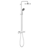 Image de GROHE Colonne de douche avec thermostat pour montage mural, Douche de tête ronde 210 mm, Chrome, 26814001 en occasion ou reconditionné