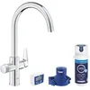Image de GROHE Blue Pure StartCurve, Kit de démarrage Eau Filtrée, Robinet de Cuisine avec Système de Filtration et Filtre Charbon Compact, Chromé, 30593000 en occasion ou reconditionné