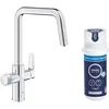 Image de GROHE Blue Pure Start, Kit de Démarrage pour Eau Filtrée avec Robinet de Cuisine avec Système de Filtration et Filtre à Charbon Actif Compact, Bec U, Chromé, 30596000 en occasion ou reconditionné