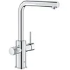 Image de GROHE Blue Pure Minta Robinet de Cuisine avec Système de Filtration, Poignée Séparée pour Eau Filtrée, Mousseur Extractible, Bec Haut, Chromé, 30601000 (Import Allemagne) en occasion ou reconditionné