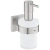 Image de GROHE Start Cube Distributeur de Savon avec Support pour Salle de Bain, Fixations Cachées, A Coller avec GROHE QuickGlue ou à Visser, Supersteel, 41098DC0 en occasion ou reconditionné