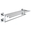 Image de Barre porte-serviette Start Cube + Tablette chromé