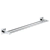 Image de Barre porte-serviette Start Cube 60 cm 2 barres chromé