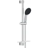 Image de Ensemble De Douche Avec Pommeau 2 Jets, Barre 60Cm, Flexible Et Tablette- Vitalio Start 110 26952001 - Economie D'Eau - Chromé