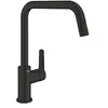 Image de Robinet de cuisine Start bec haut noir mat