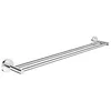 Image de GROHE Start Double Barre Porte-Serviettes pour Salle de Bain, 654 mm, Fixations Cachées avec Vis Incluses, Métal, Chromé, 41203000 en occasion ou reconditionné