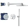 Image de GROHE Precision SmartControl Ensemble de Douche Encastré 3 sorties (Vitalio SmartActive 310 2 jets, Bras Horizontal, Vitalio Get Stick 1 jet, Support Mural et Flexible 1.5 m), Chromé, 34874000 en occasion ou reconditionné