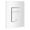 Image de - Plaque de commande wc Skate Cosmopolitan - Blanc Alpin