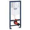 Image de GROHE Bâti Support WC Solido 3 en 1, Hauteur 1,13m, Bâti Support Encastré, Plaque de Commande double boutons, Réservoir 6 à 9 Litres, Double Chasse Silencieuse et Réglable, 38832000 (Import Allemagne) en occasion ou reconditionné