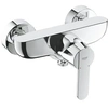 Image de Mitigeur monocommande bain douche Get, montage mural, raccord fileté pour flexible en 1/2, rosaces métal incluses, 32888000