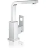 Image de Mitigeur lavabo EUROCUBE bec haut - Chromé