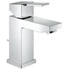 Image de GROHE Robinet lavabo de salle de bains Sail cube, taille S, avec tirette de vidage, mitigeur monocommande avec mousseur économique d'eau, installation rapide, chromé, 23435000 (Import Allemagne) en occasion ou reconditionné