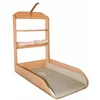 Image de roba Table à Langer Murale Rabattable en Bois Naturel + Matelas de Change Imperméable Liebhabaer Imprimé Ourson - 2 Étagères Pratiques - peu Encombrante - Supporte Jusqu'à 11 kg en occasion ou reconditionné