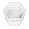 Image de Parc bébé hexagonal Fox and Bunny en bois blanc