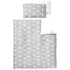 Image de roba Parure de Lit Bébé Réversible Little Stars 2 Pièces   Housse de Couette 100 x 135 cm + Taie 40 x 60 cm   100% Coton   Étoiles Gris/Blanc en occasion ou reconditionné