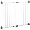 Image de roba Barrière de Sécurité Bébé Easy Step en Métal - Extensible - pour Porte et Escalier de 60 à 97 cm - Blanc en occasion ou reconditionné