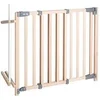 Image de Barrière de sécurité Bébé pour Escalier Safety Up - Largeur réglable de 93.5 à 120.5 cm - Bois naturel