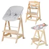 Image de roba Chaise Haute Évolutive en Bois Born Up 2en1 + Transat Inclinable roba Style Gris Argenté - dès Naissance - Hauteur Réglable - Nettoyable Facilement - Naturel en occasion ou reconditionné