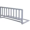 Image de Barrière de lit en bois 90 cm - Protection Anti-Chute pour bébés et enfants - Gris