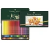 Image de faber-castell crayons de couleur polychromos, étui en métal noir