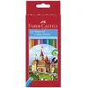 Image de Crayons de couleur hexagonaux CASTLE, étui en