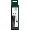 Image de Faber-Castell 129398 - Fusain Pitt naturel, 6 fusains naturels pour dessiner, diamètre 6-11 mm en occasion ou reconditionné
