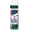 Image de 4 feutres - Non permanent - Pointe extra fine - - Multimark