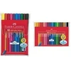 Image de - Stylos feutres GRIP COLOUR MARKER, étui de 10 Zone Grip à nopes pour une saisie sûre, lavable de la plupart des textiles, encre à base d'eau avec