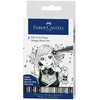 Image de Set de 8 Feutres Pitt Artist Pens Manga Noir et Gris