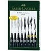 Image de FABER-CASTELL Etui 8 Feutres Noirs Pitt