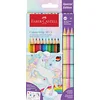 Image de Faber-Castell - 13 crayons de couleur Licorne avec autocollants en occasion ou reconditionné