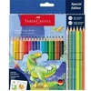 Image de Crayons de couleur - Coloriage - Enfant - 18 couleurs + 6 métalliques - Ergonomique -