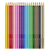 Image de Crayon couleur triangle GRIP SPARKLE, étui