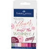 Image de Faber-Castell 267124 - Stylo à encre Pitt Artist Pen Lettering, nuances de rose, étui de 8, multicolore en occasion ou reconditionné