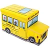 Image de coffre de rangement et banc bus scolaire