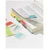 Image de DURABLE TABFIX QUICK TAB DUO - Parchemin - auto-adhésif - bleu, jaune, rouge, vert - 40 mm de large 24 unités onglets permanents