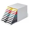 Image de 763027 Module de classement Varicolor Mix 10 Tiroirs de H22 mm pour Documents A4, Folio, Enveloppes