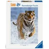 Image de Puzzle 500 Pieces - Tigre Dans La Neige