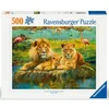 Image de Puzzle 500 Pieces Lions Dans La Savane