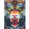 Image de Puzzle 500 pièces : Lion de polygone