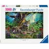 Image de Puzzle 1000 Pieces - Famille De Loups Dans La Foret
