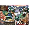 Image de Puzzle 1000 pièces : Pause au coeur des montagnes
