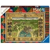 Image de Puzzle 1500 pièces Harry Potter La carte de Poudlard