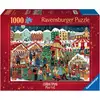 Image de Puzzle 1000 pièces - Le marché de Noël