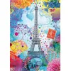 Image de Nathan - Puzzle 1500 pièces - Tour Eiffel Multicolore - Lars Stewart - Adultes et Enfants dès 14 Ans - Puzzle de qualité supérieure - Collection Artiste - 12000950 en occasion ou reconditionné